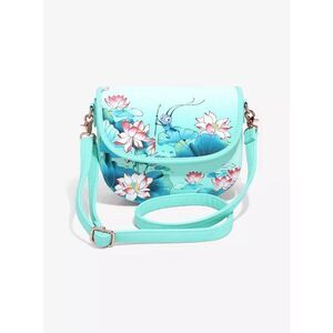 Loungefly Disney Mulan Cri-Kee & Mulan Lotus Crossbody Bag